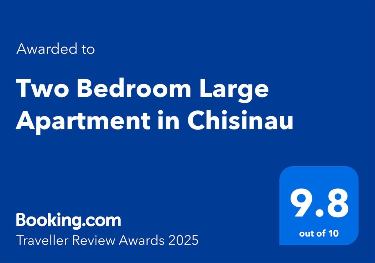 Two Bedroom Large Apartment In Chisinau Exterior foto